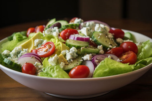Salade de laitue au beurre rafraîchissante avec vinaigrette acidulée