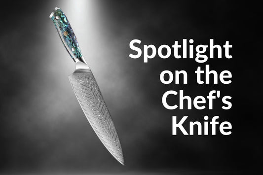 Spottlight sur le couteau du chef