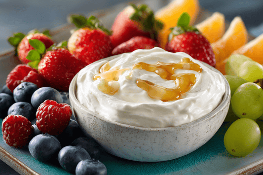 Creamy Yoghurt and Marshmallow Fruit Dip Delight