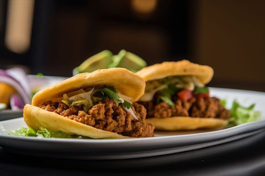 Gorditas en peluche avec des garnitures salées
