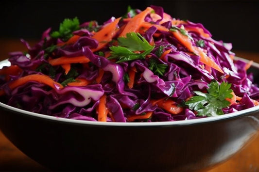 Salade de chou rouge piquante