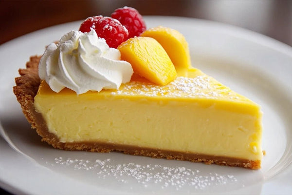 Creamy Tropical Mango Pie