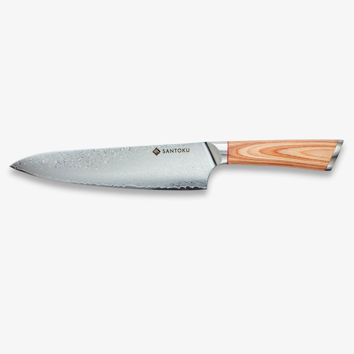 Haruta 8 inch VG10 Japans Damascus-staal Gyuto-koksmes met houten handvat en schede