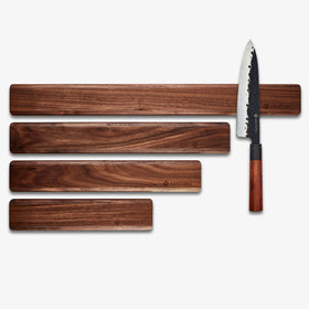 Support à couteaux mural magnétique en bois