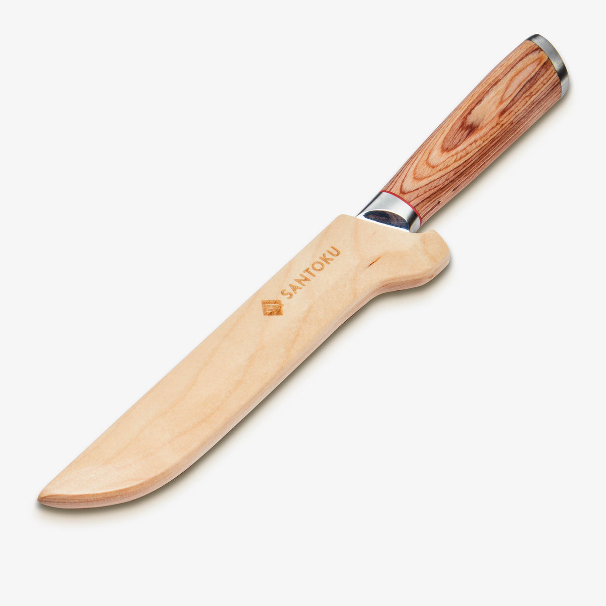 Haruta Couteau à désosser japonais en acier Damas VG10 de 6 pouces avec manche en bois et fourreau
