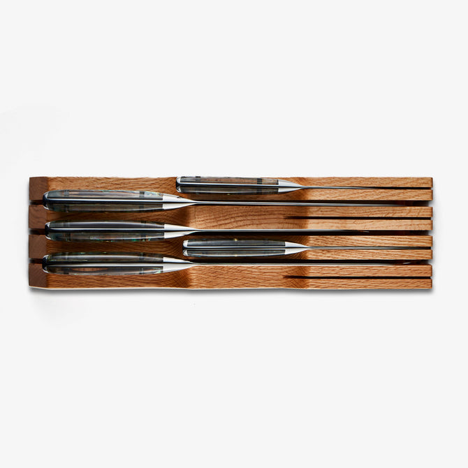 Keukenmessenlade | Tafelblad houten organisator